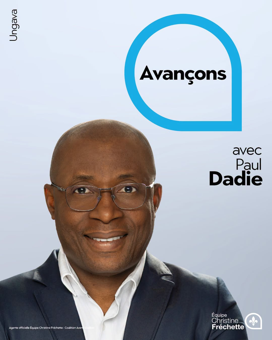La candidature de Paul Dadie dans Ungava a été annoncée le 26 août et elle été retirée le 1er septembre.